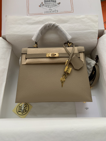 H**mes Kelly Gold-tone Hardware 25 28
