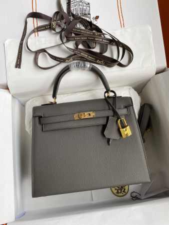 H**mes Kelly Gold-tone Hardware 25 28
