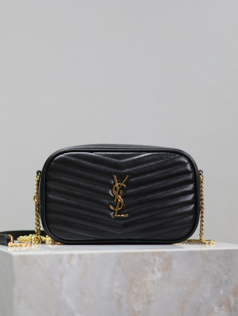 Y*L mini lou in quilted leather 7.5 x 4.1 x 2 inches