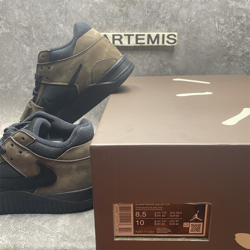 UA Jordan Jumpman Jack TR Travis Scott Mocha