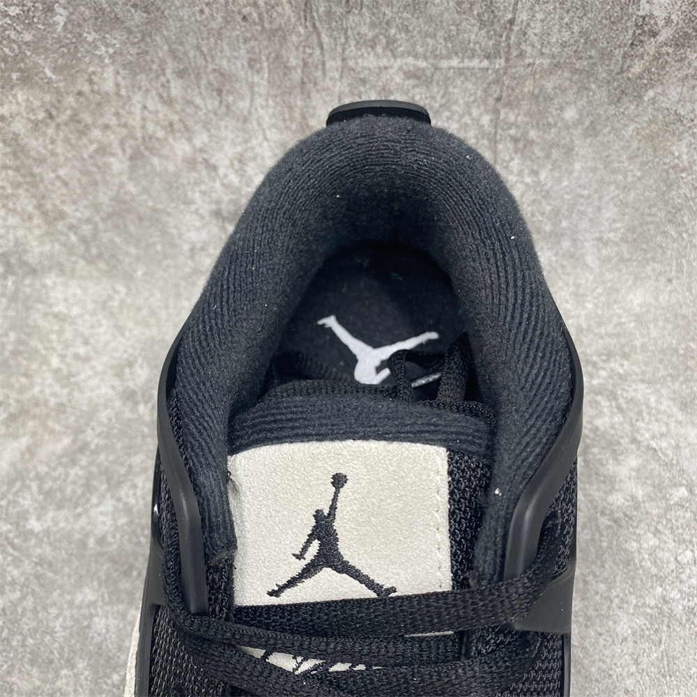 UA Jordan 4 RM Black Light Bone