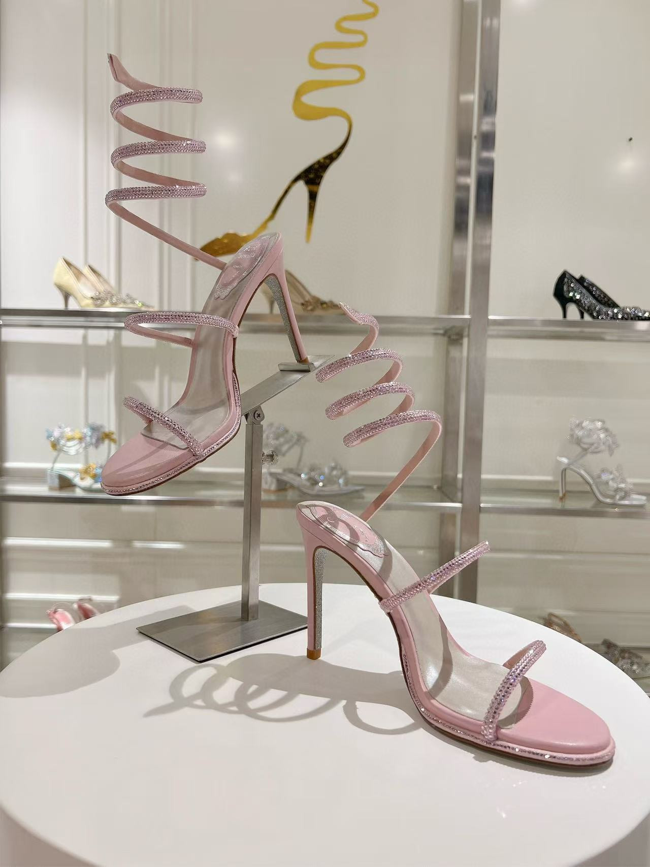 UA RENÉ CAOVILLA Cleo Pumps Sandals 95mm