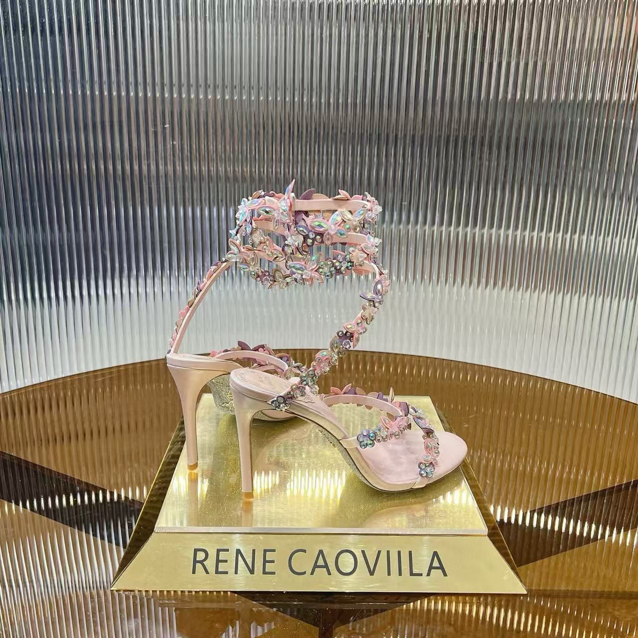 UA RENÉ CAOVILLA Cleo Pumps Sandals 95mm