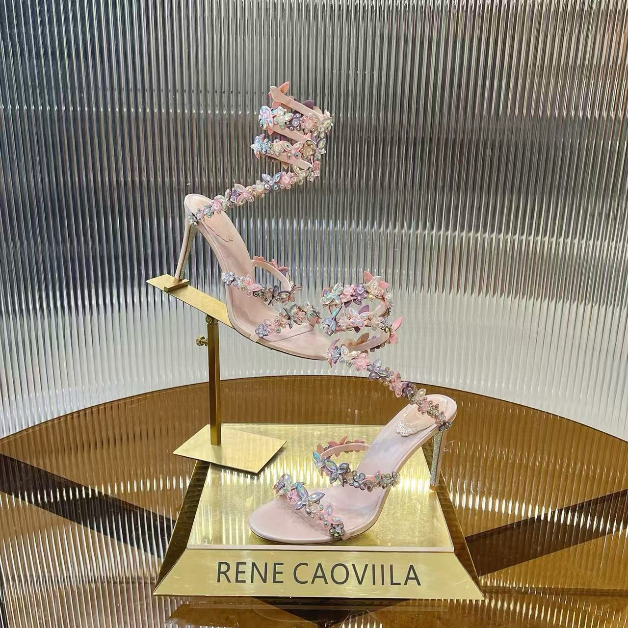 UA RENÉ CAOVILLA Cleo Pumps Sandals 95mm