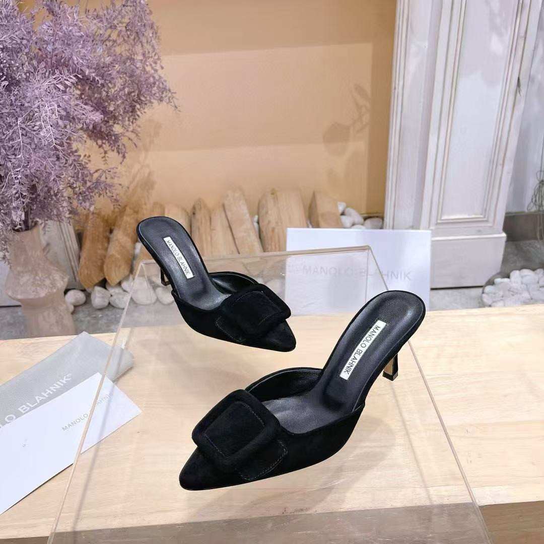 ua man010 B1ahn*k mules 7.5cm