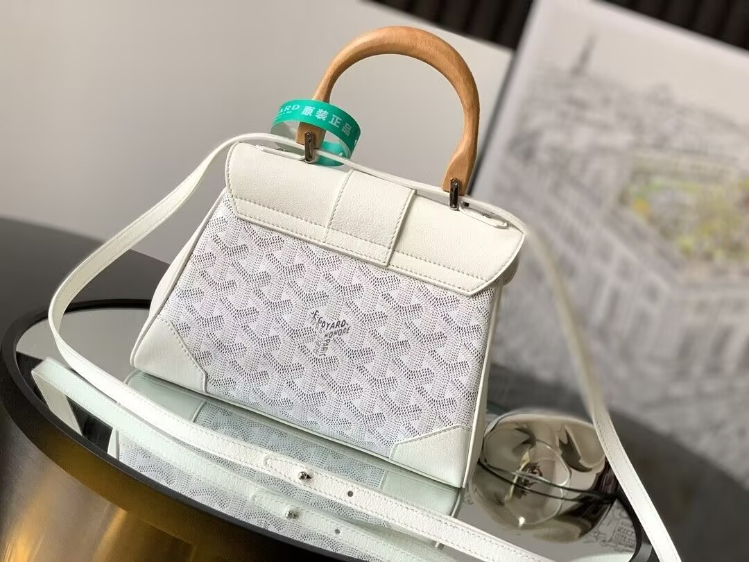 Go*ard white mini Go*ardine saigon souple 15x20x7cm