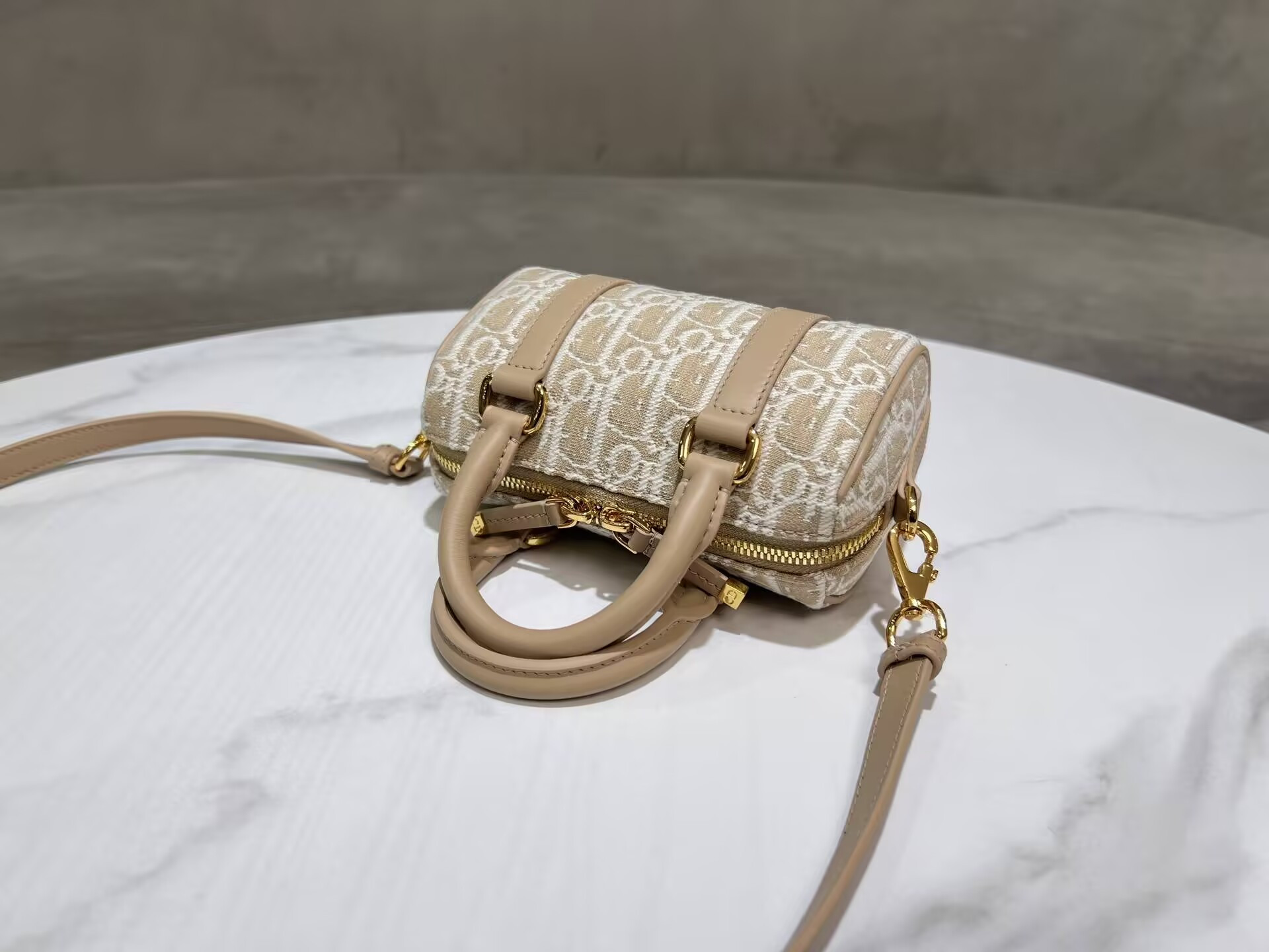 D*or groove 17 bag D*or oblique jacquard 17x10x8cm