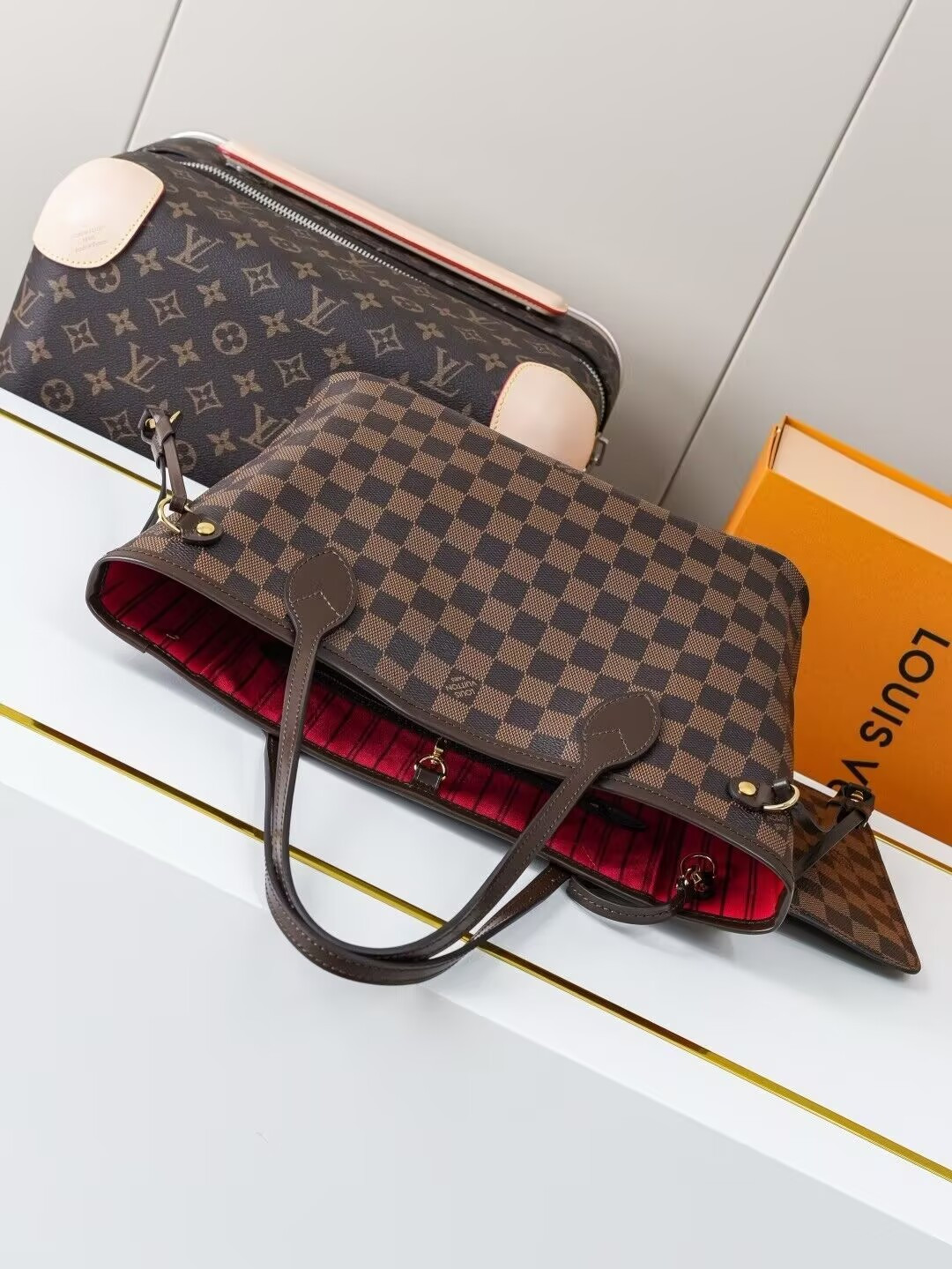 LV Neverfull PM N40600 29x21x12cm