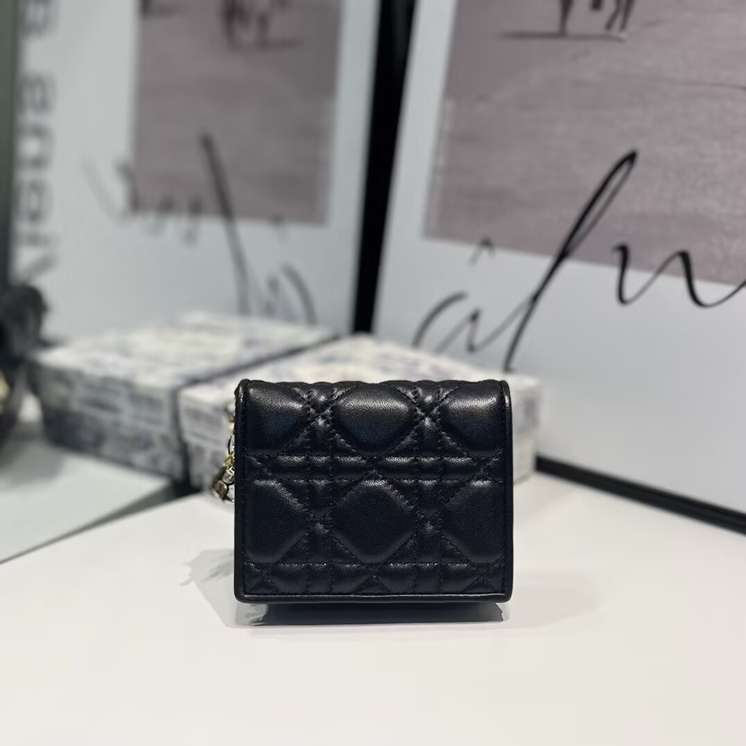 D*or mini lady D*or gardenia wallet 11x9x3cm