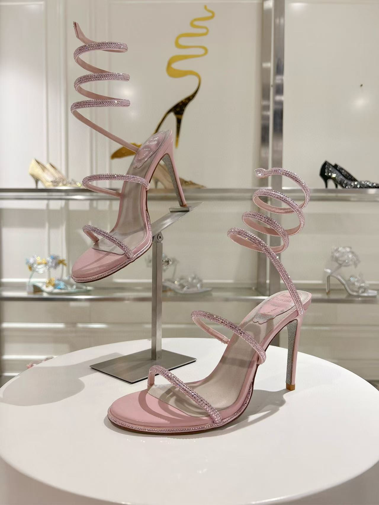 UA RENÉ CAOVILLA Cleo Pumps Sandals 95mm