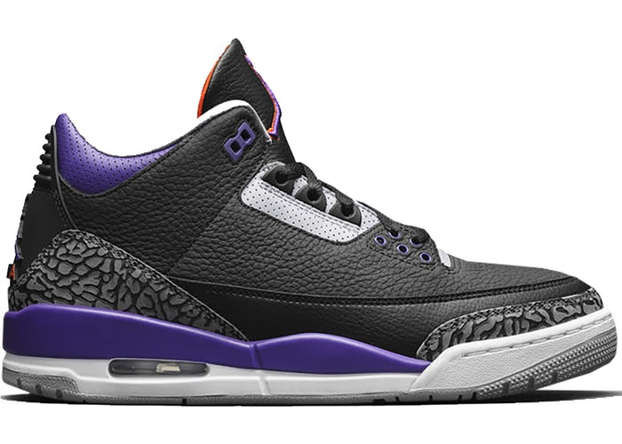 Air Jordan 3 Retro Black Court Purple