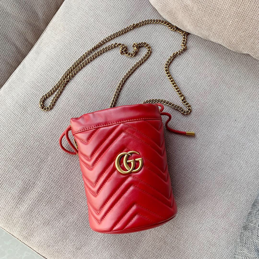 GG Marmont Mini bucket bag