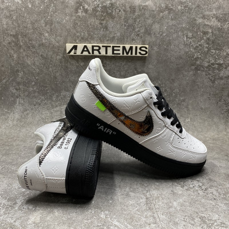 1V x Nike Air Force 1 Low By Virgil Abloh White Black
