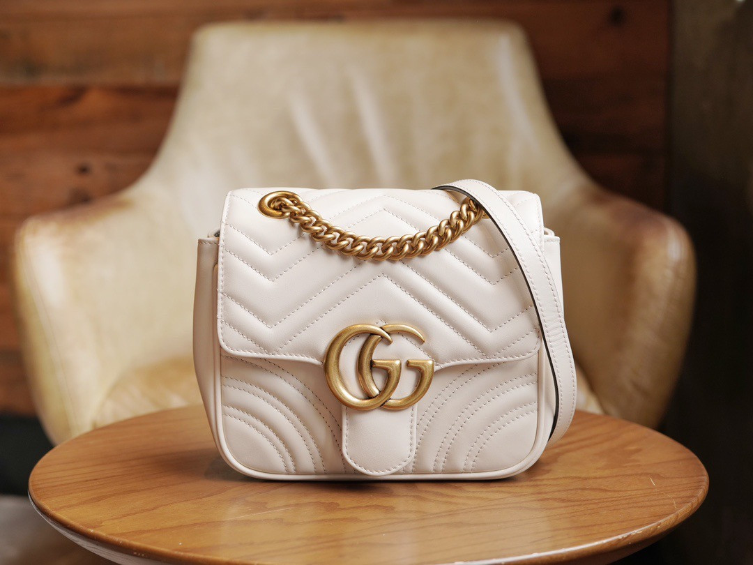 GG MARMONT QUILTED MINI TOTE BAG