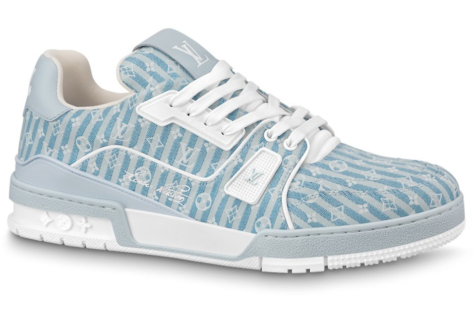 LV Trainer Blue Stripe Monogram