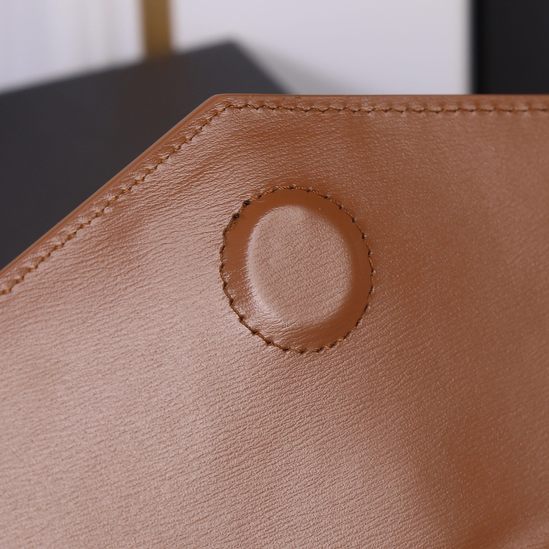 Y*L uptown pouch in canvas and smooth leather natural beige 10.6 x 6.2 x 0.7 inches