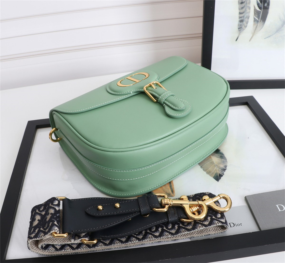 large D*or bobby bag green box calfskin