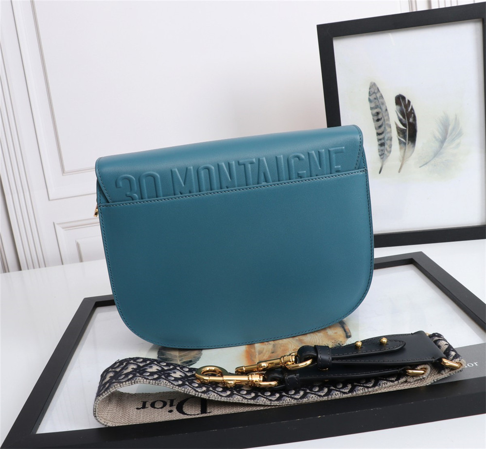 large D*or bobby bag navy box calfskin
