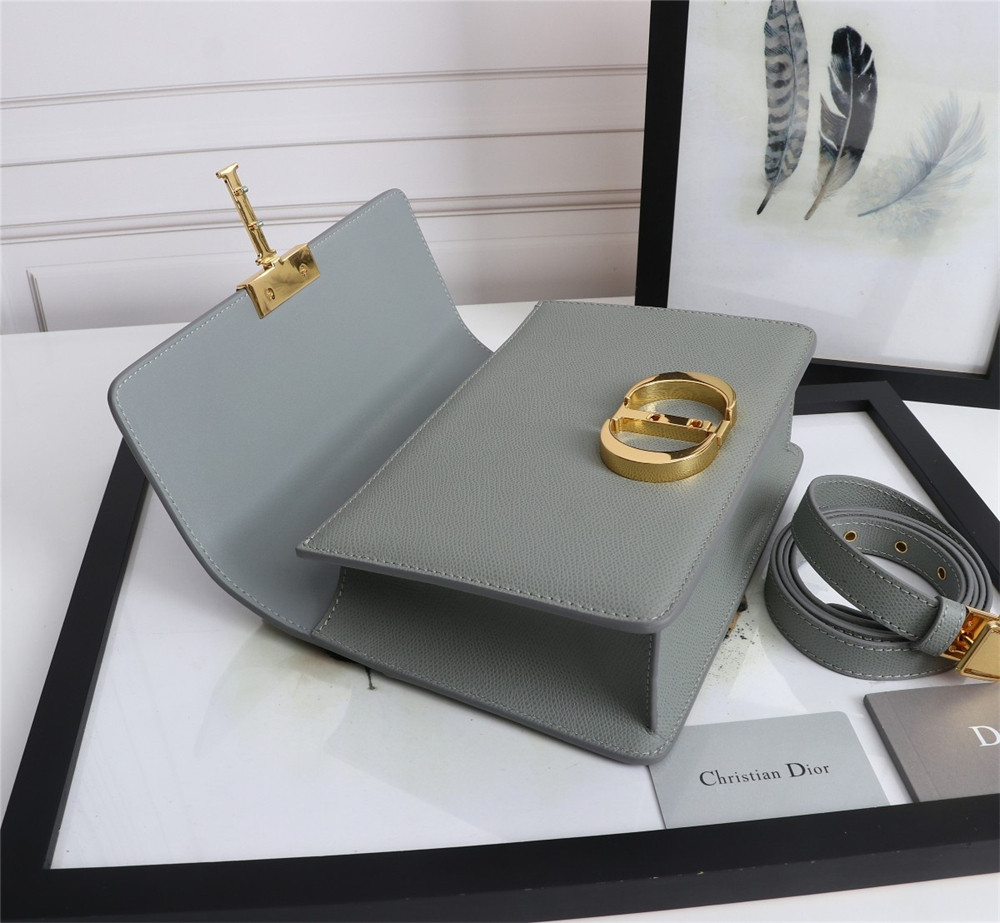 D*or 30 montaigne chain bag grained