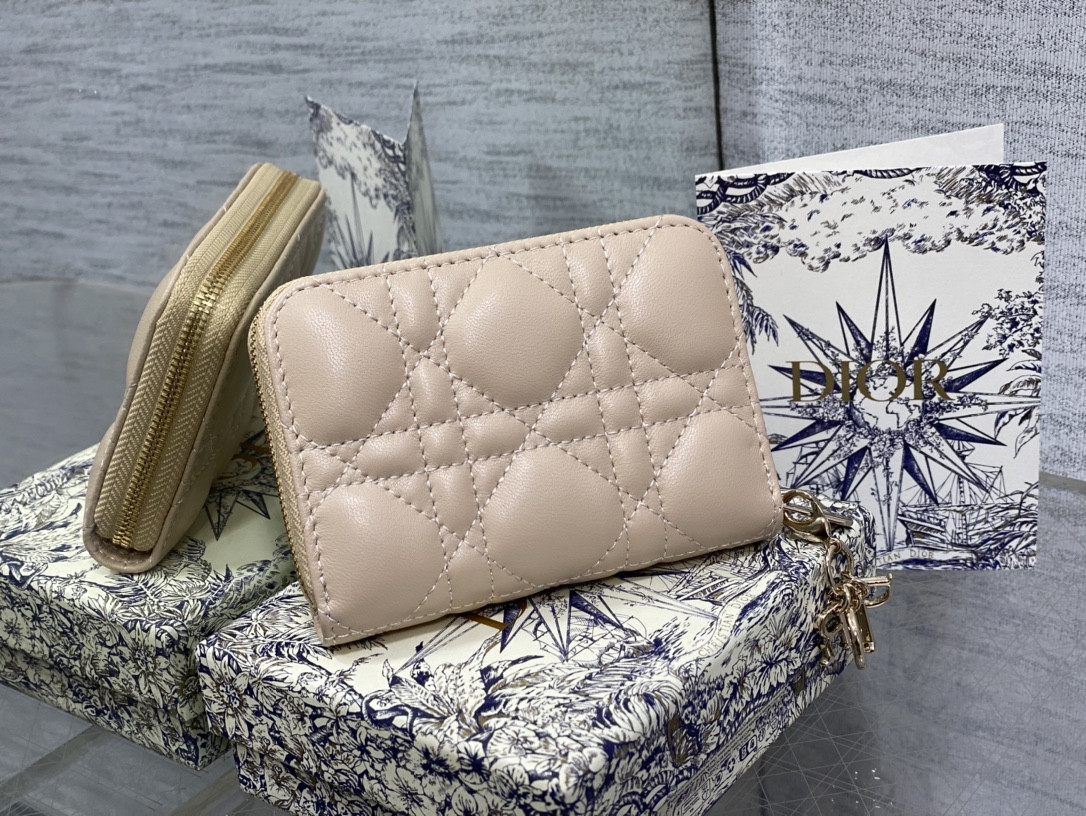 lady D*or voyageur small coin purse card holder