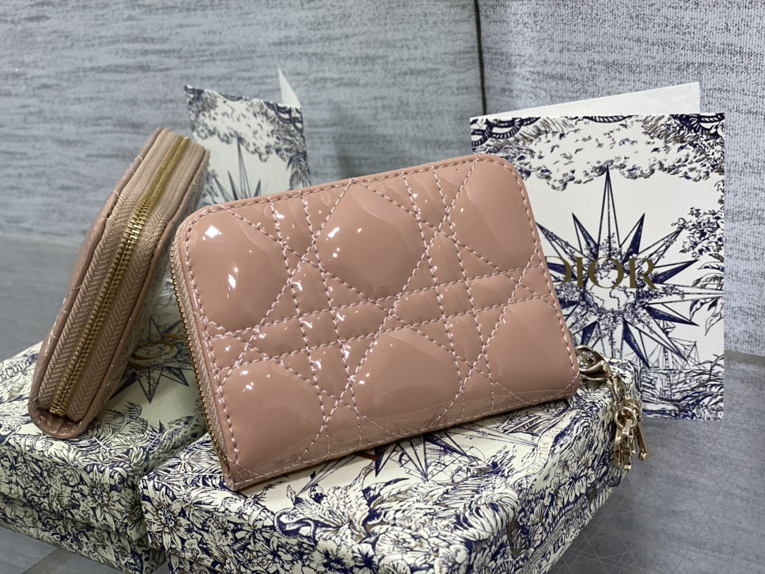 lady D*or voyageur small coin purse card holder