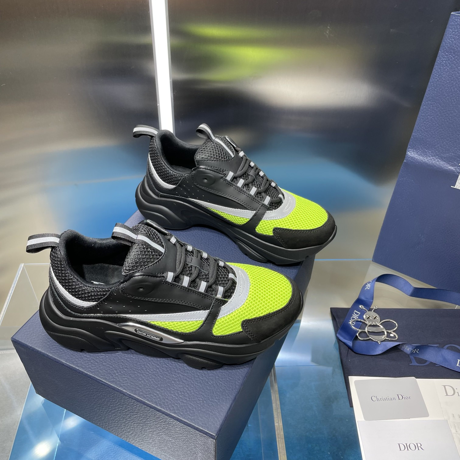 ua D*or b22 black and green sneaker
