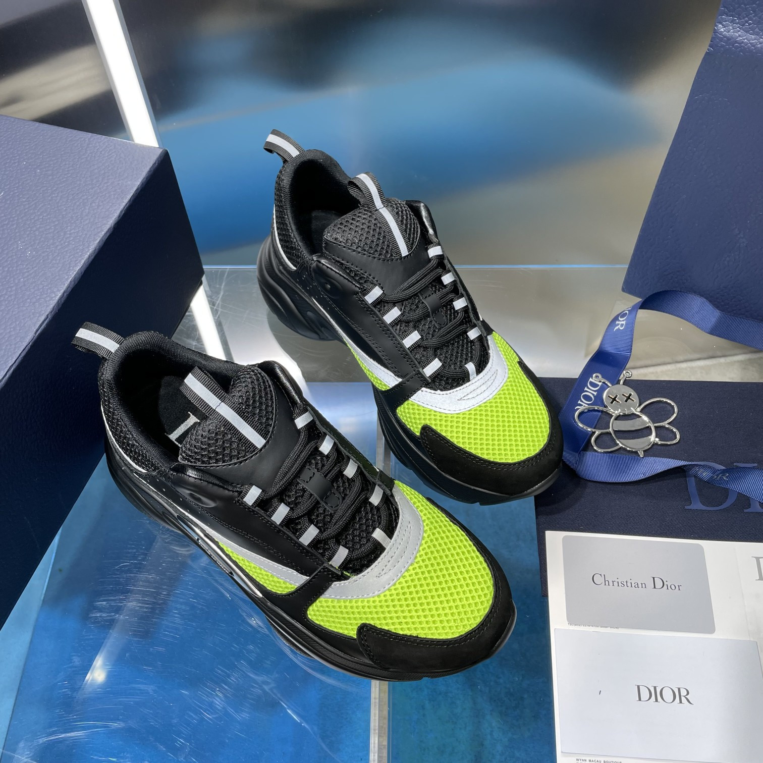 ua D*or b22 black and green sneaker