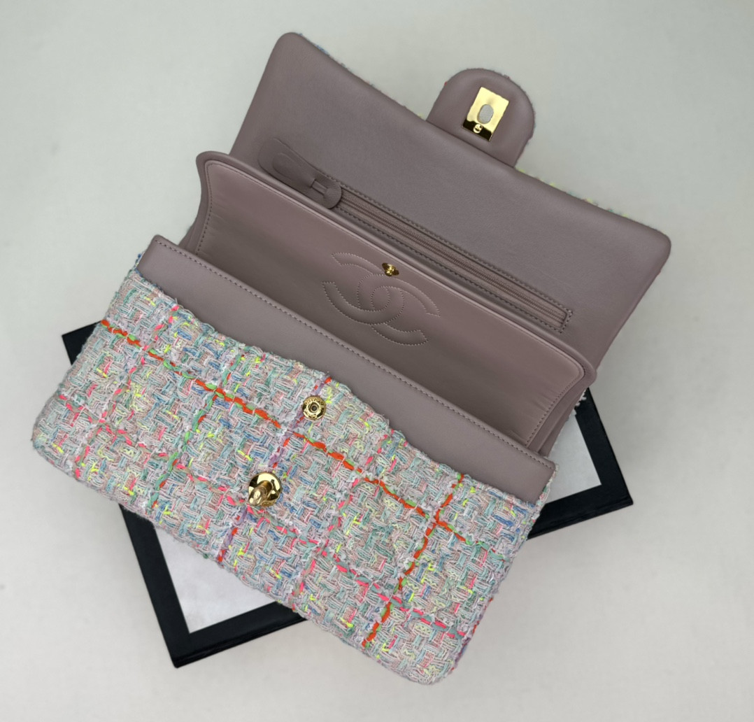 Ch*el classic 11.12 handbag  4.7 × 7.8 × 2.3 in
