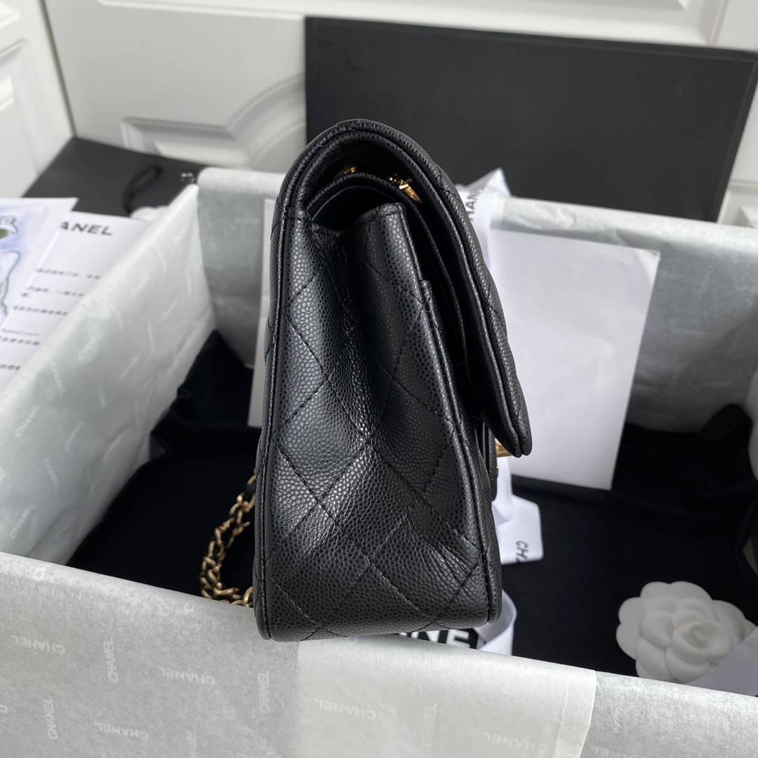 Ch*el classic flap bag 15.5×25.5×6.5cm