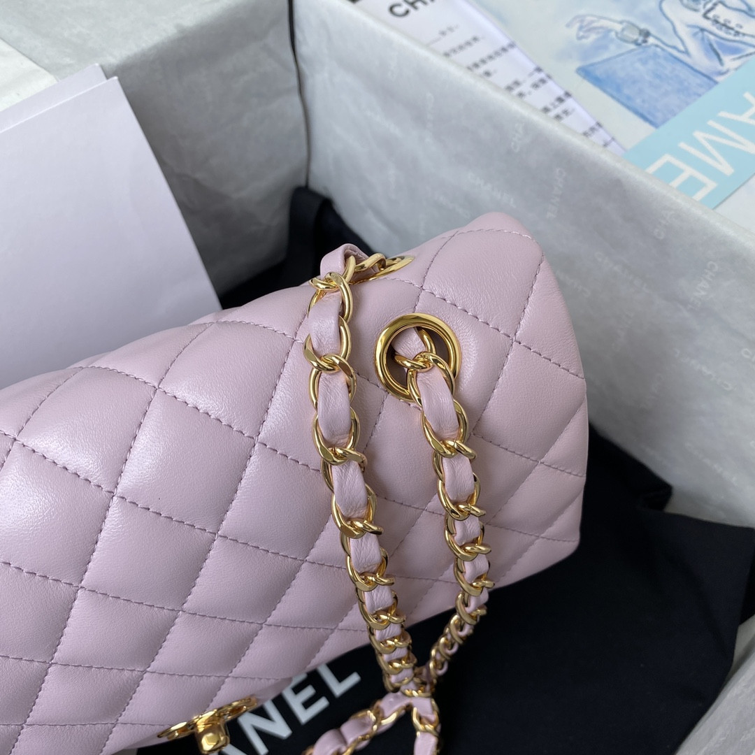 Ch*el classic flap bag 15.5×25.5×6.5cm