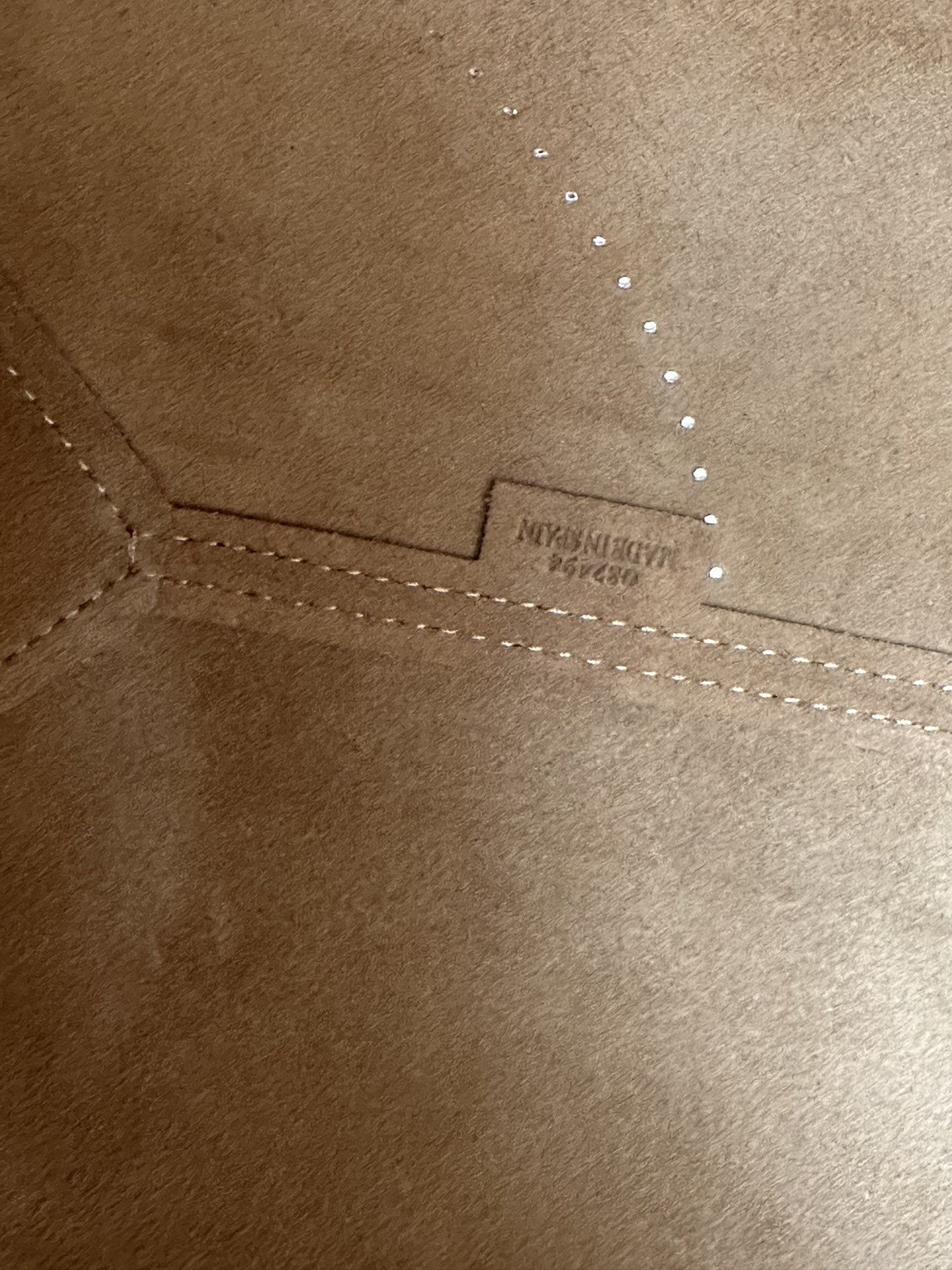 L0ew* medium puzzle fold tote in shiny calfskin 25.5x14.5x31.5cm