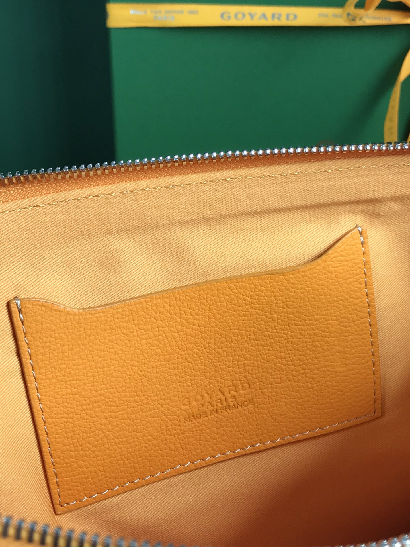 Go*ard Go*ardine senat mm pouch palladium hardware 36x26x0.5cm