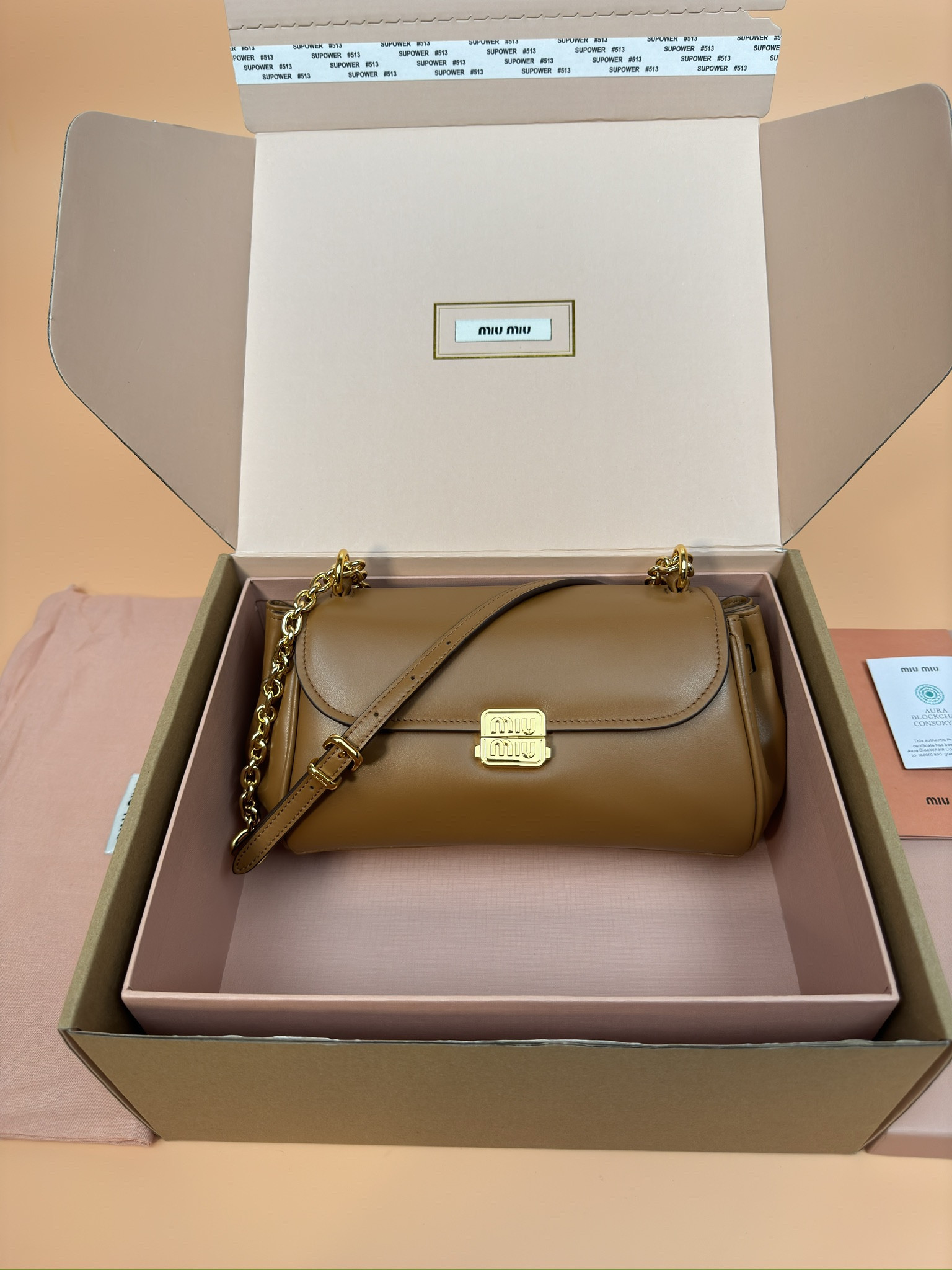 M1v M1v leather shoulder bag  13.5x24x9cm