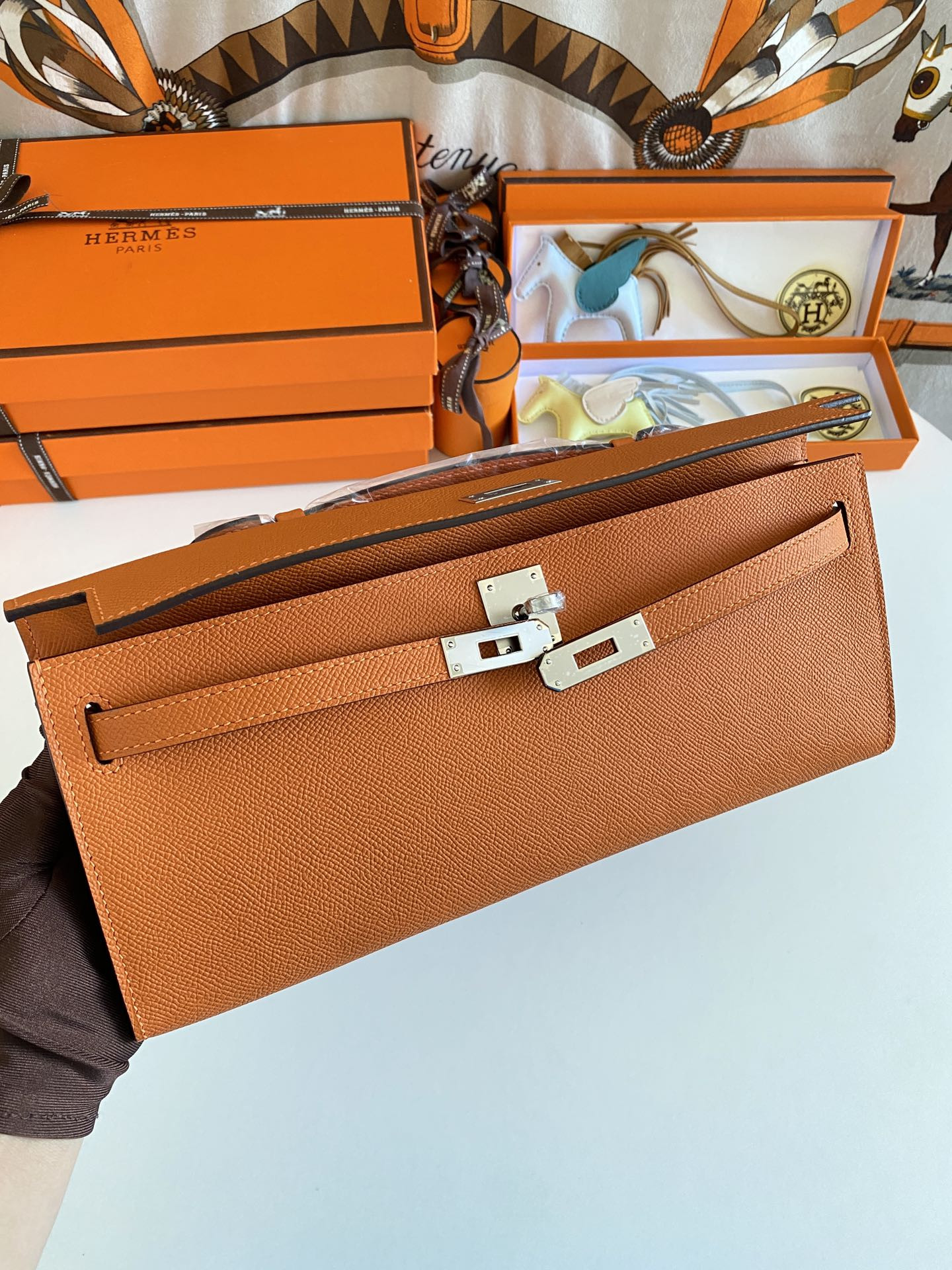 H**mes kelly cut 31cm epsom leather