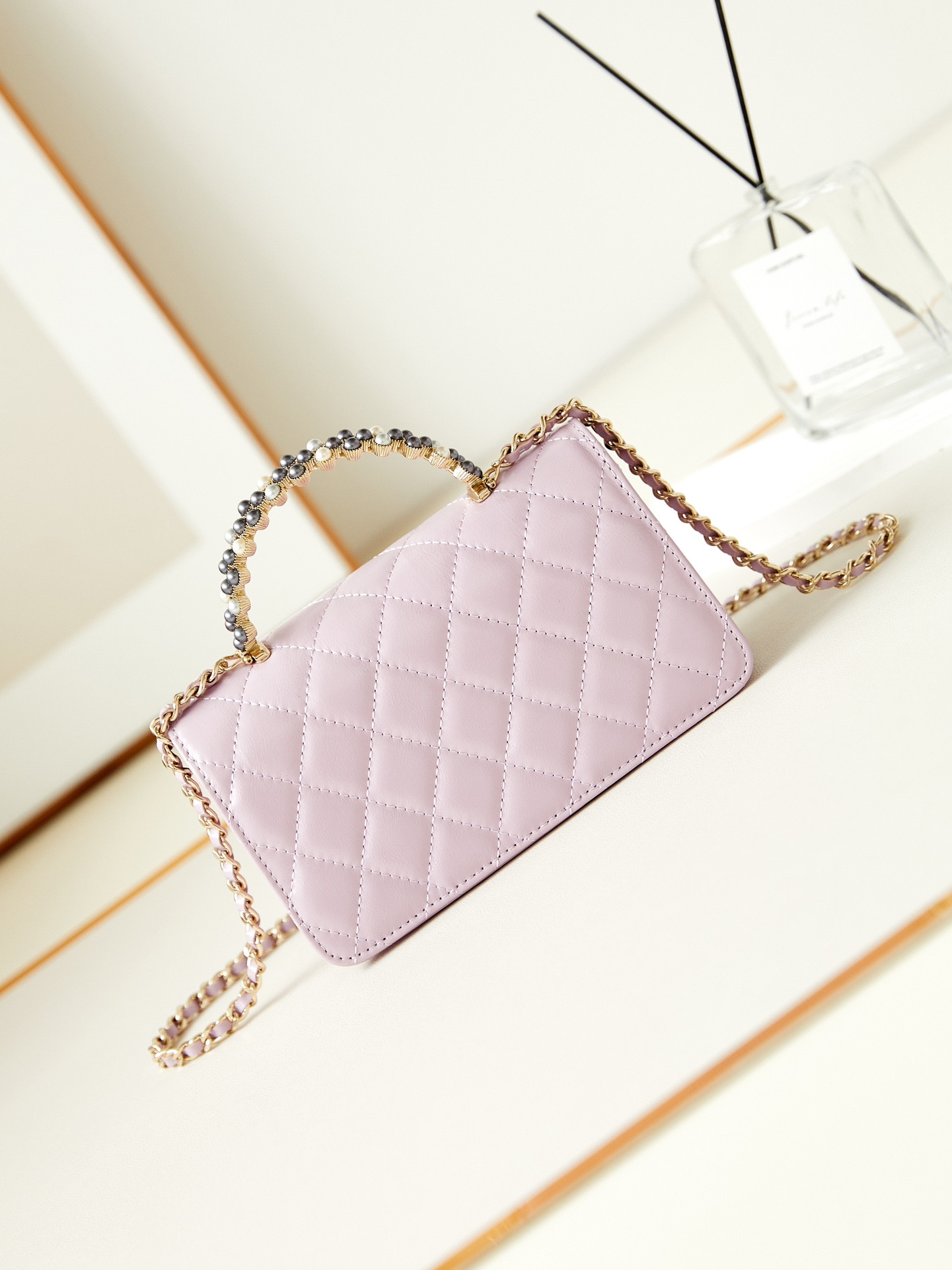 Ch*el 24p woc classic wallet on chain 11x18.5x6cm