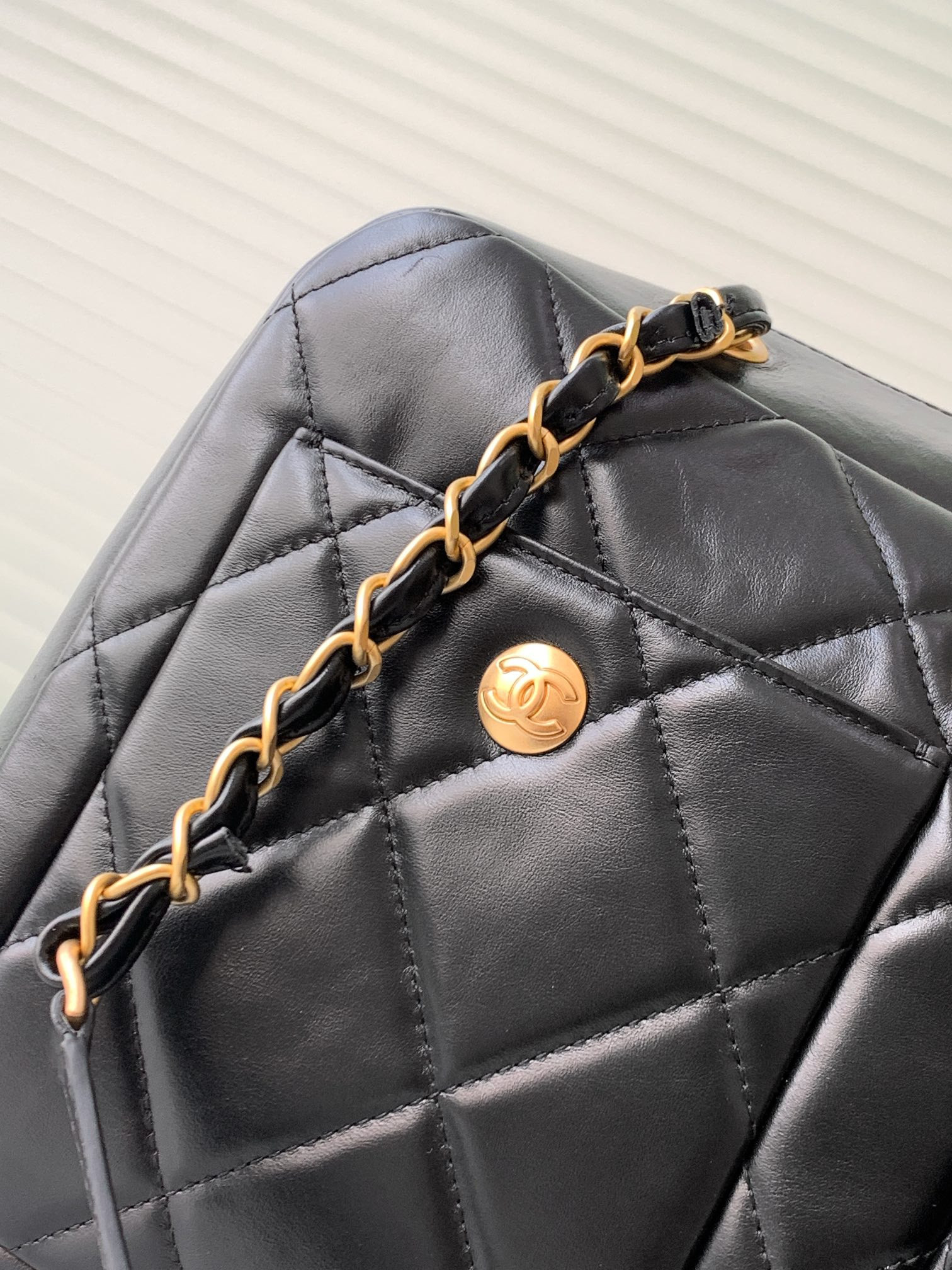 Ch*el bowling bag 21x33x15cm