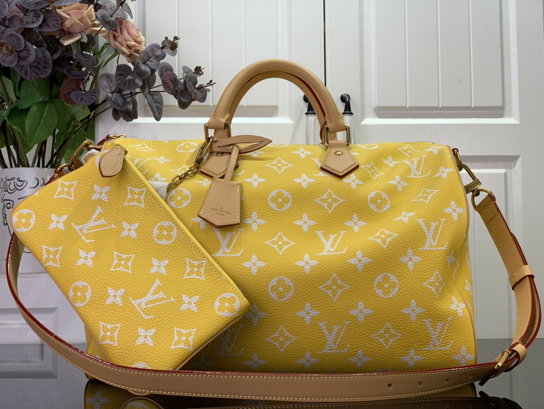 LV Speedy P9 Bandoulière 40 Jaune Mat M24419 40 x 26 x23cm
