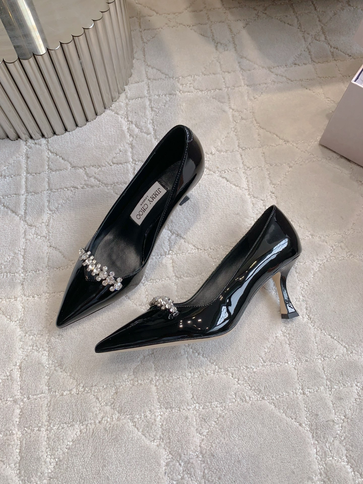ua Ji*y Ch* belinda crystal-embellished pumps 7.5cm