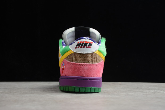 Nike SB Dunk Low Pro IW Purple/Yellow-Violet-Pink 318403-137