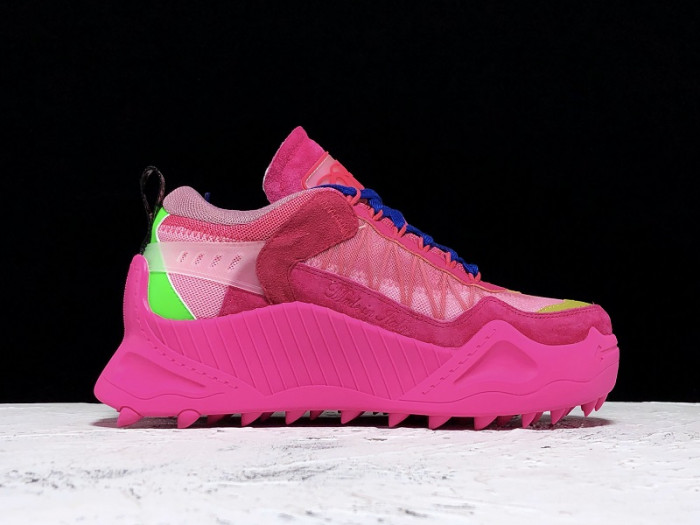 OFF-WHITE C/O ODSY-1000 SNEAKER ROSE RED