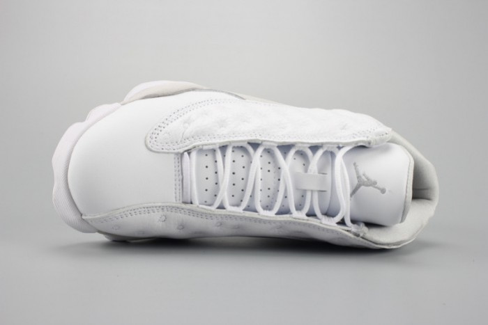 Air Jordan 13 Low“Pure Money” white mens 310810-100