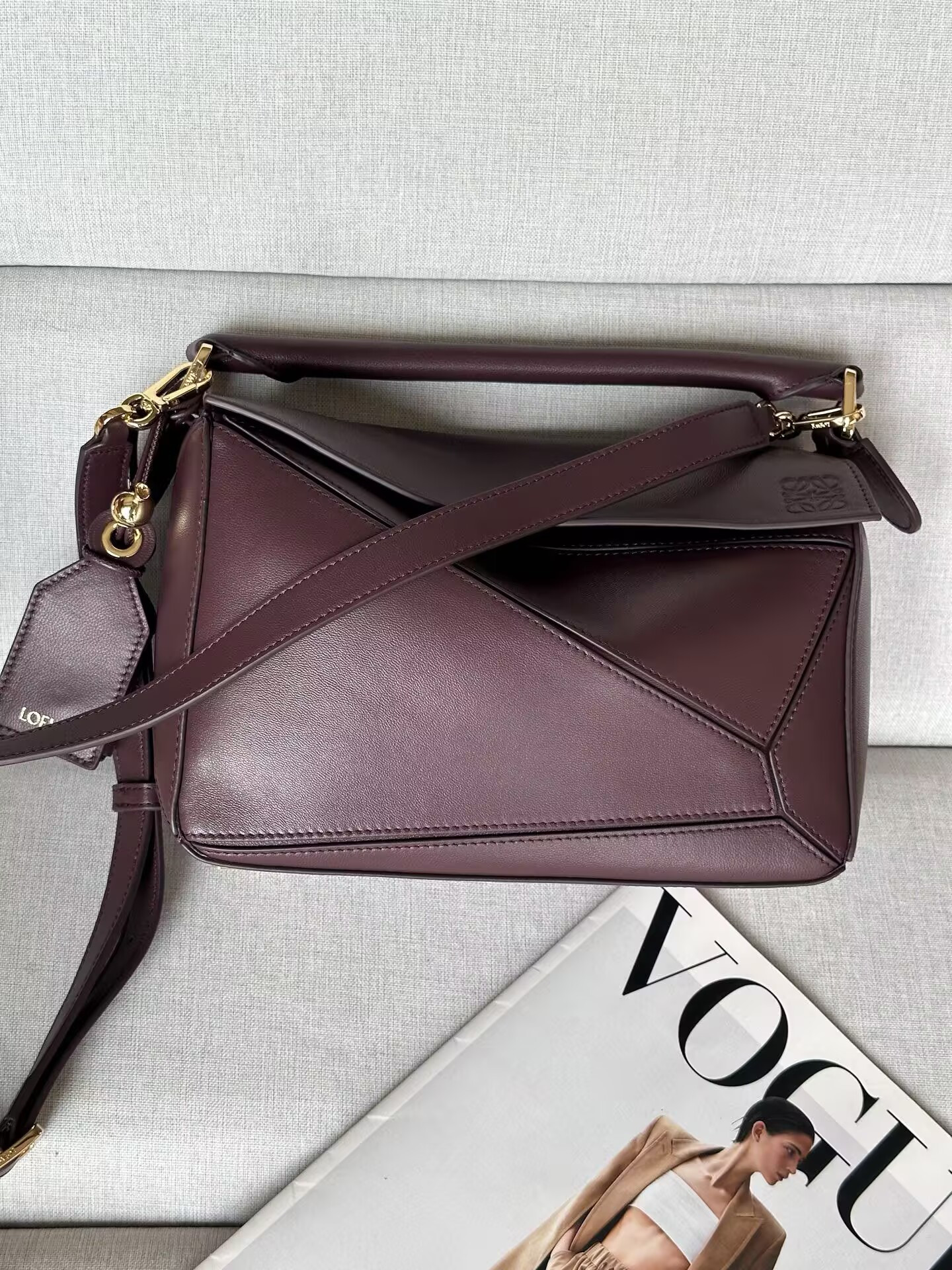 L0ew* Small Puzzle Bag 24x10.5x16.5cm