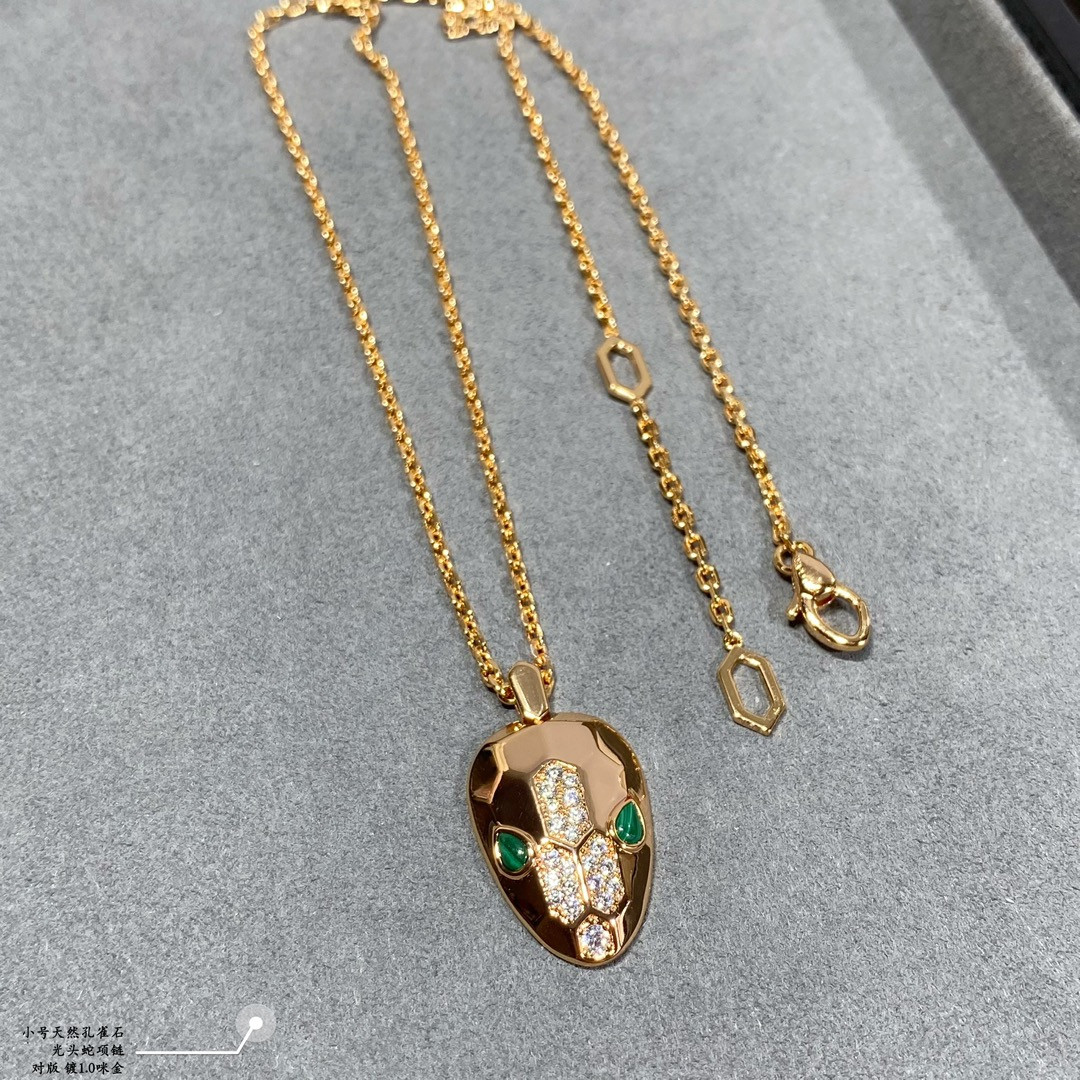 Bv1g*ai small Bald Snake Necklace