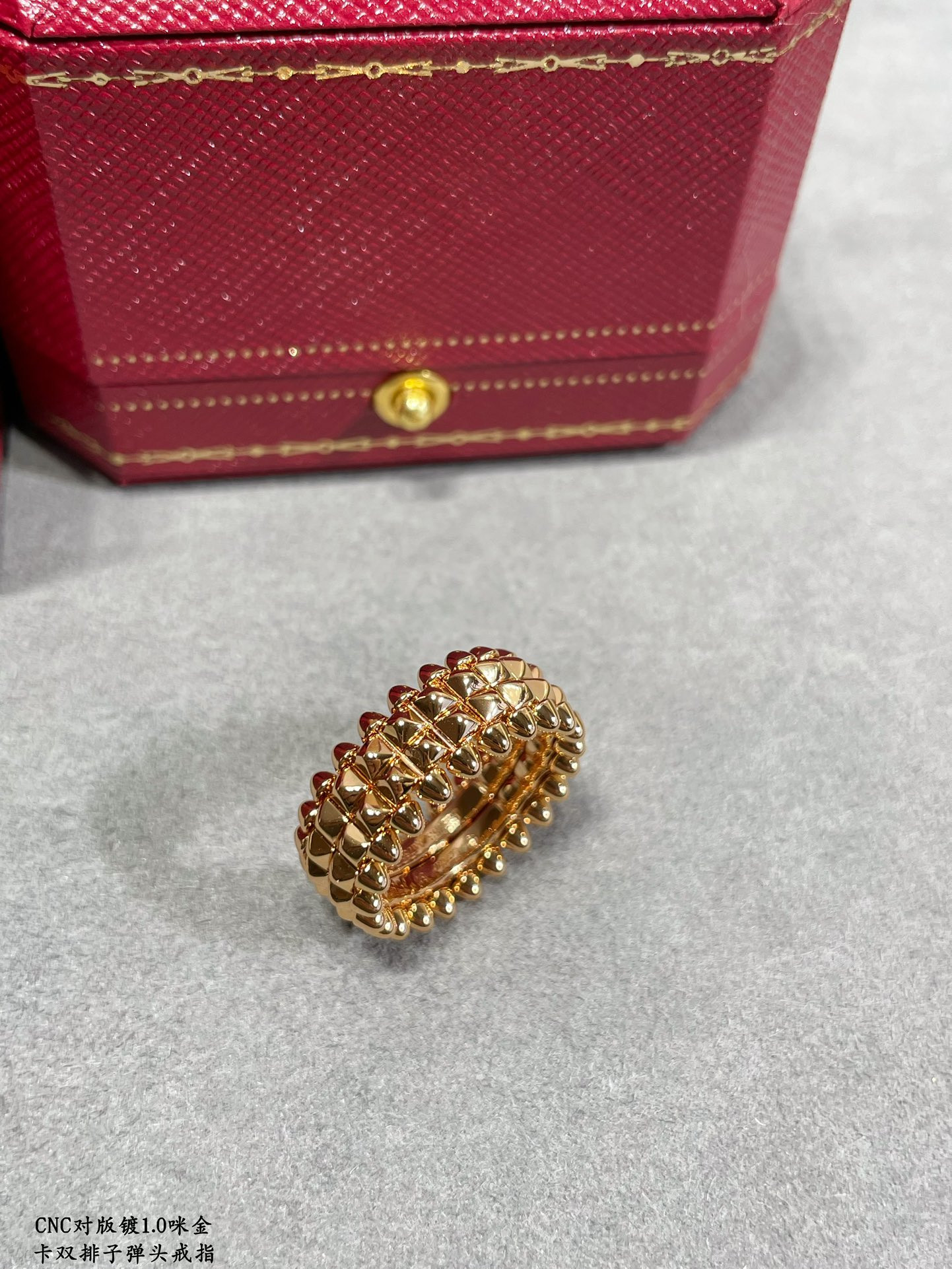 Ca*t1er Double-row bullet head Ring