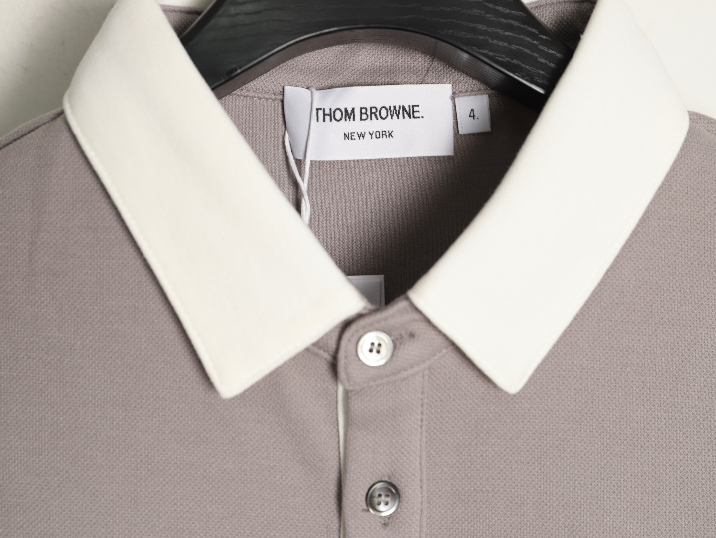 Thom Browne TB Long-sleeved Polo Shirt
