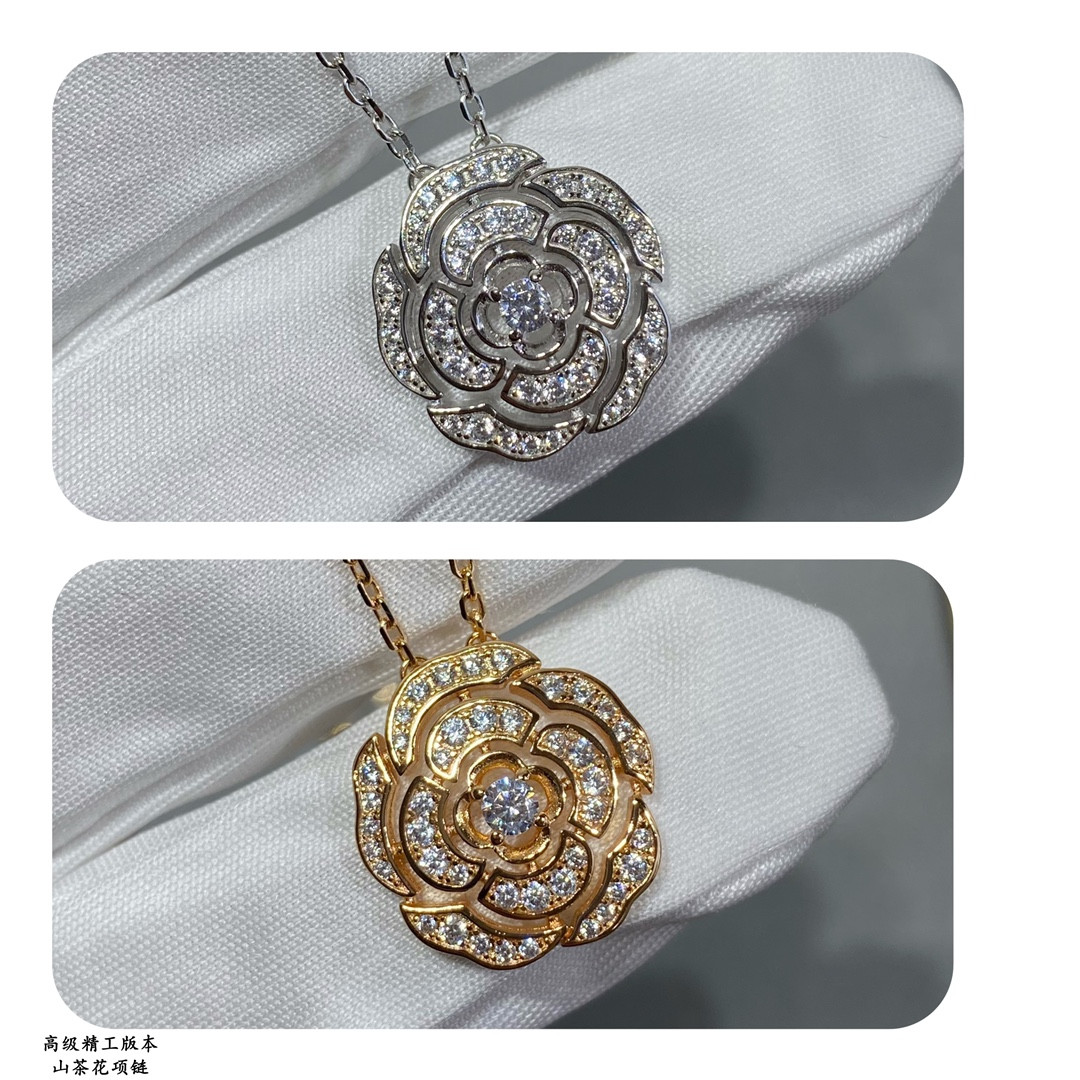 Ch**el Camellia Necklace