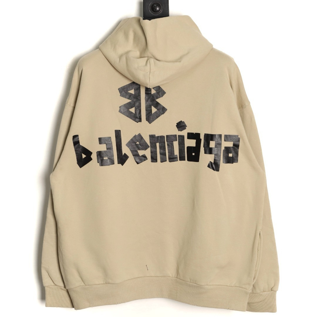 Ba1en*iaga 25FW Plush Hoodies