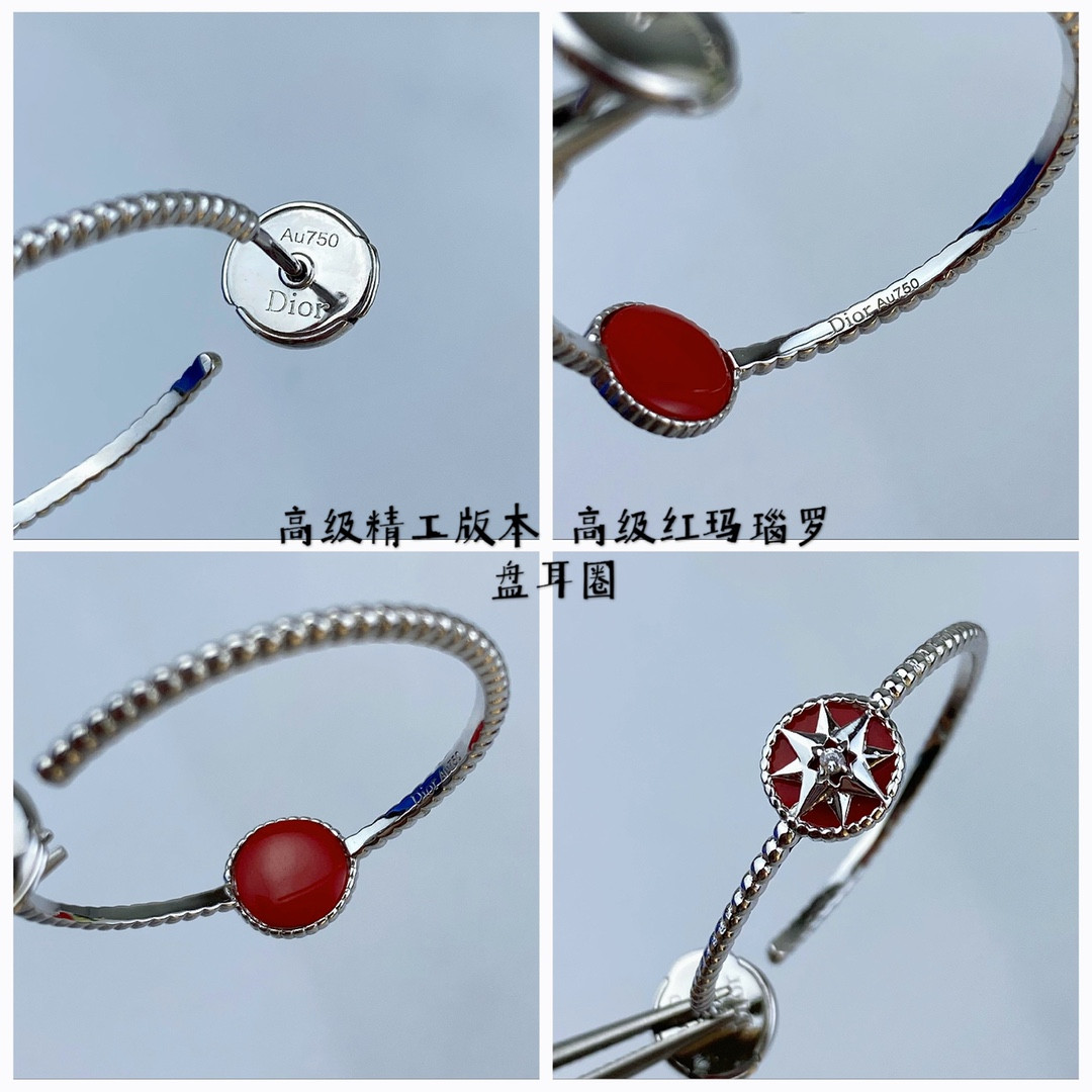 D10r Eight-pointed star Earrings