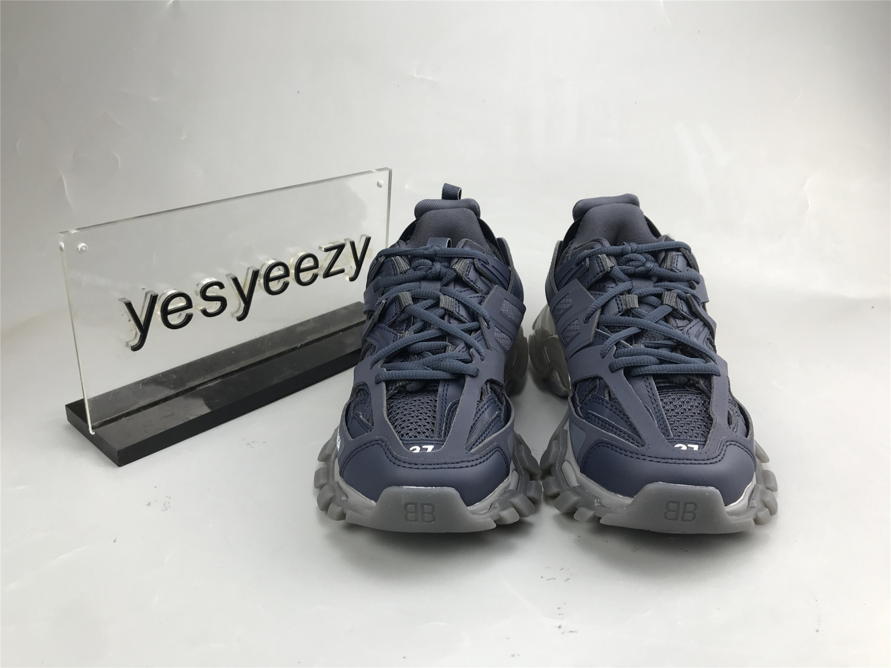 UA TRACK SNEAKER DK.BLUE TRANSPARENT GREY