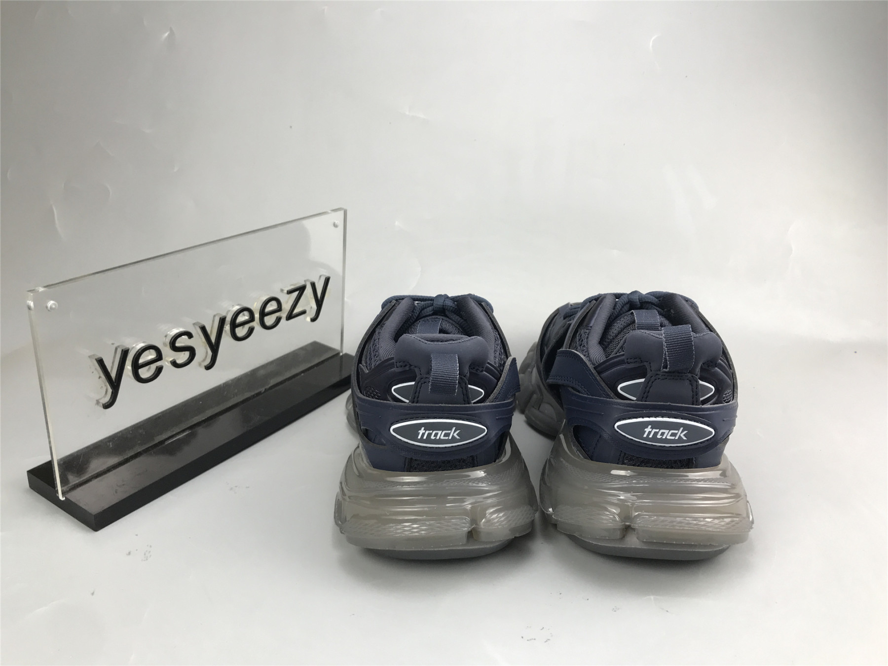 UA TRACK SNEAKER DK.BLUE TRANSPARENT GREY